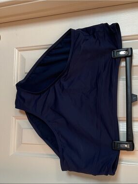 Lands' End Navy Blue One-Piece Swimsuit